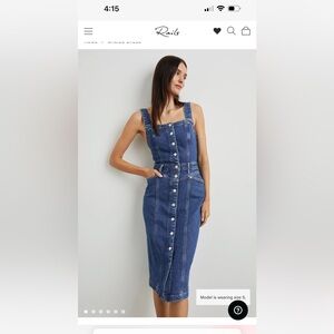 Rails NWT - Malibu denim dress in Mazarine blue, size large